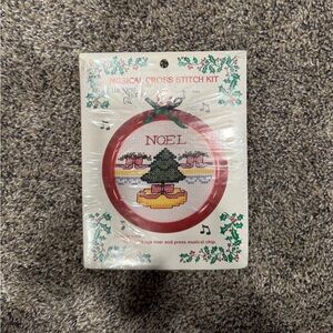 Musical Cross Stitch Kit - Noel Design